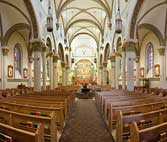 Inside of the Saint Francis Cathedral Santa Fe, New Mexico